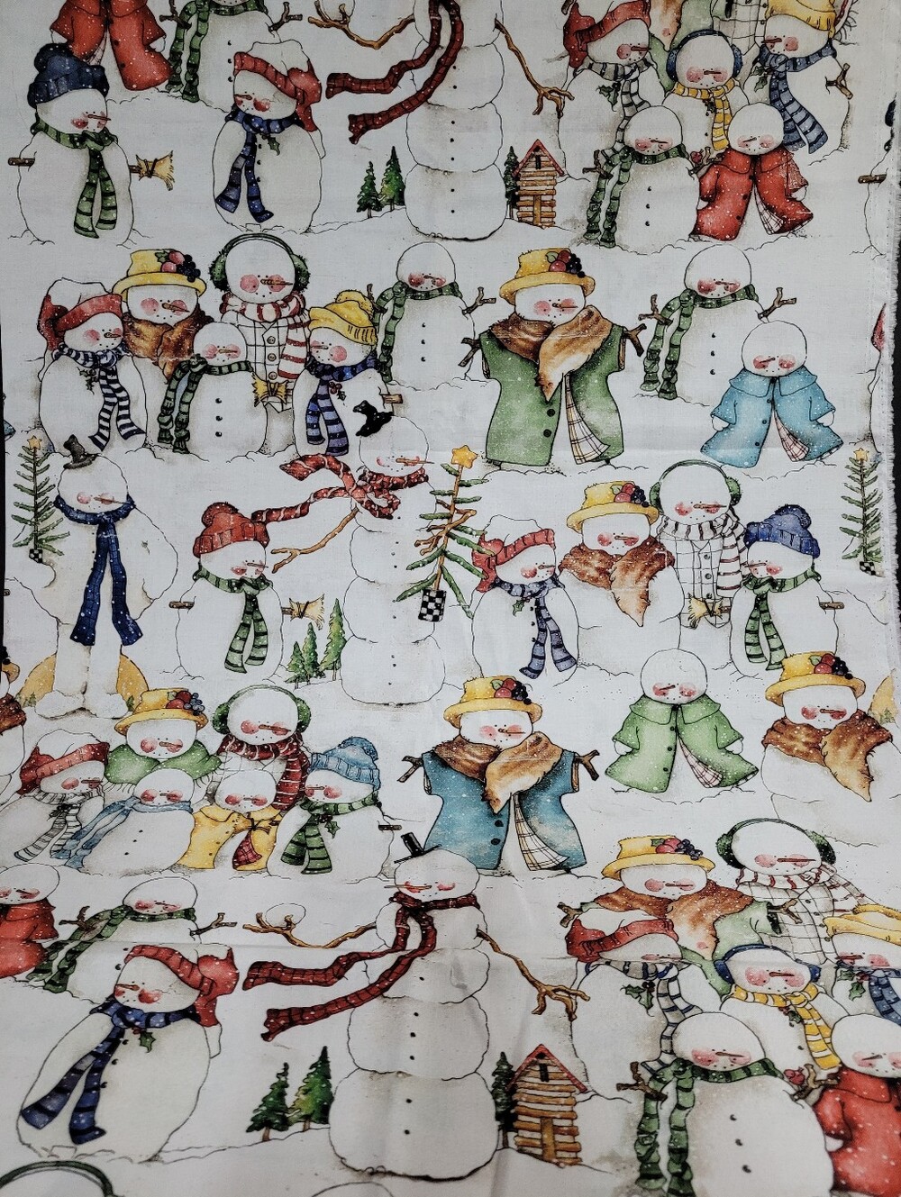 Riley Blake White As Snow Wecker Frisch Sewing Fabric Pattern CD1353 (1046)